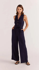 Staple The label Alora Jumpsuit Navy