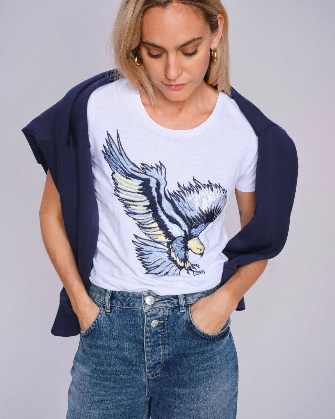 Rem O Eagle Tee Blue
