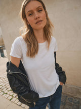 Arden Organic Tee in White