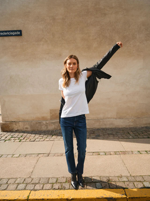 Arden Organic Tee in White
