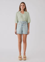 Esmaee Island Blouse Sage