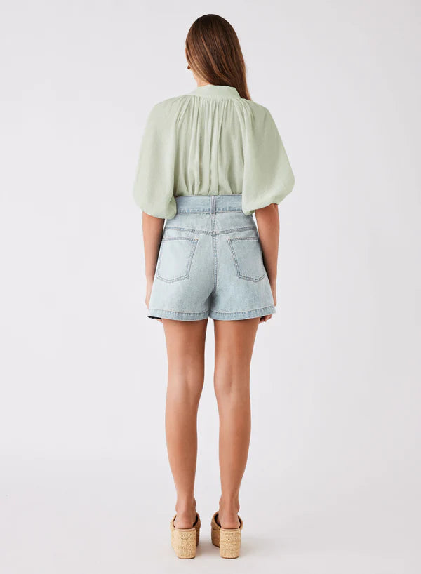 Esmaee Island Blouse Sage