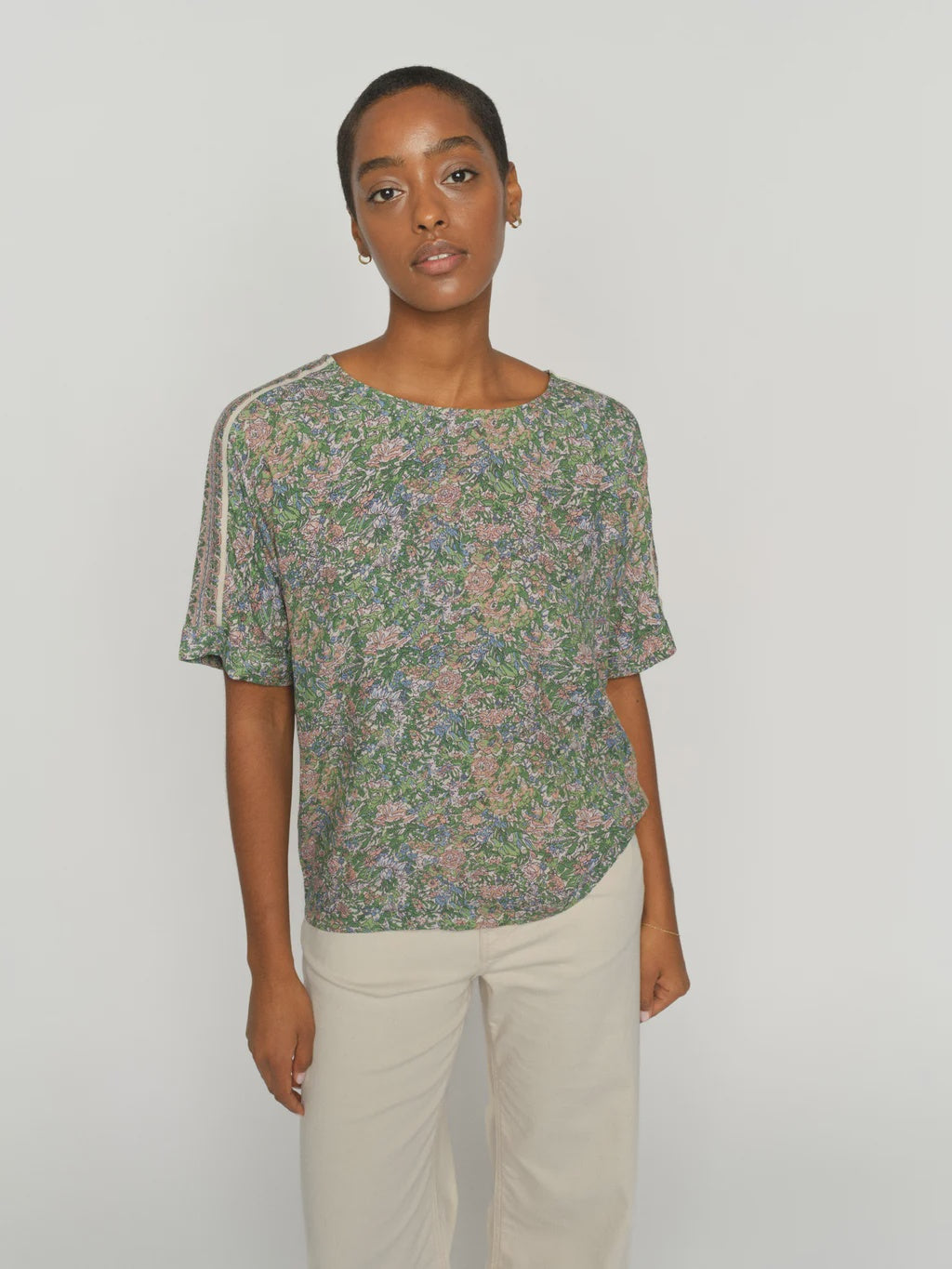 Palma Flowish Orchid Blouse