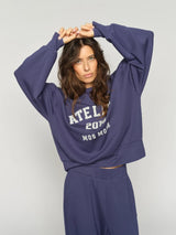Nima Sweat Shirt Crown Blue