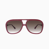 Bang Bang Burgundy Gold Metal/Brown Gradient Lens