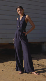 Staple The label Alora Jumpsuit Navy