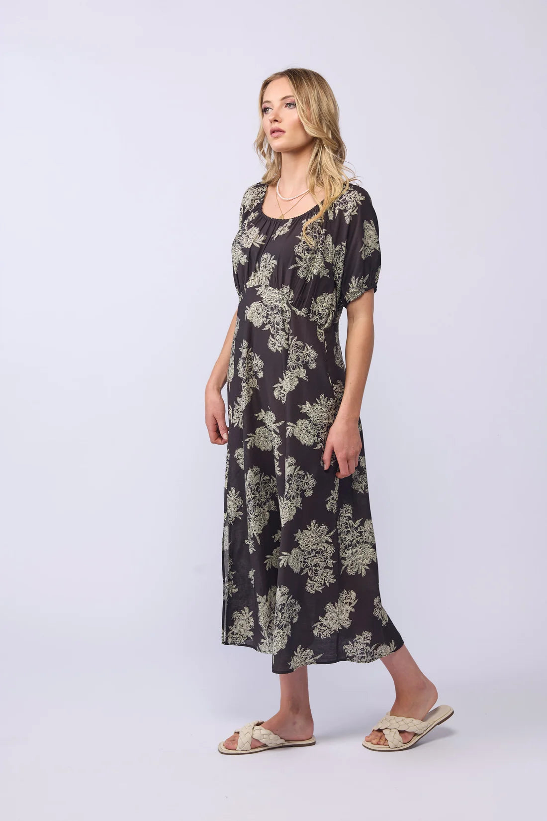 Annabelle Dress Floral Shade