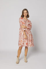 Indi Dress Ruby Flowers