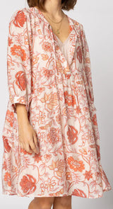 Indi Dress Ruby Flowers