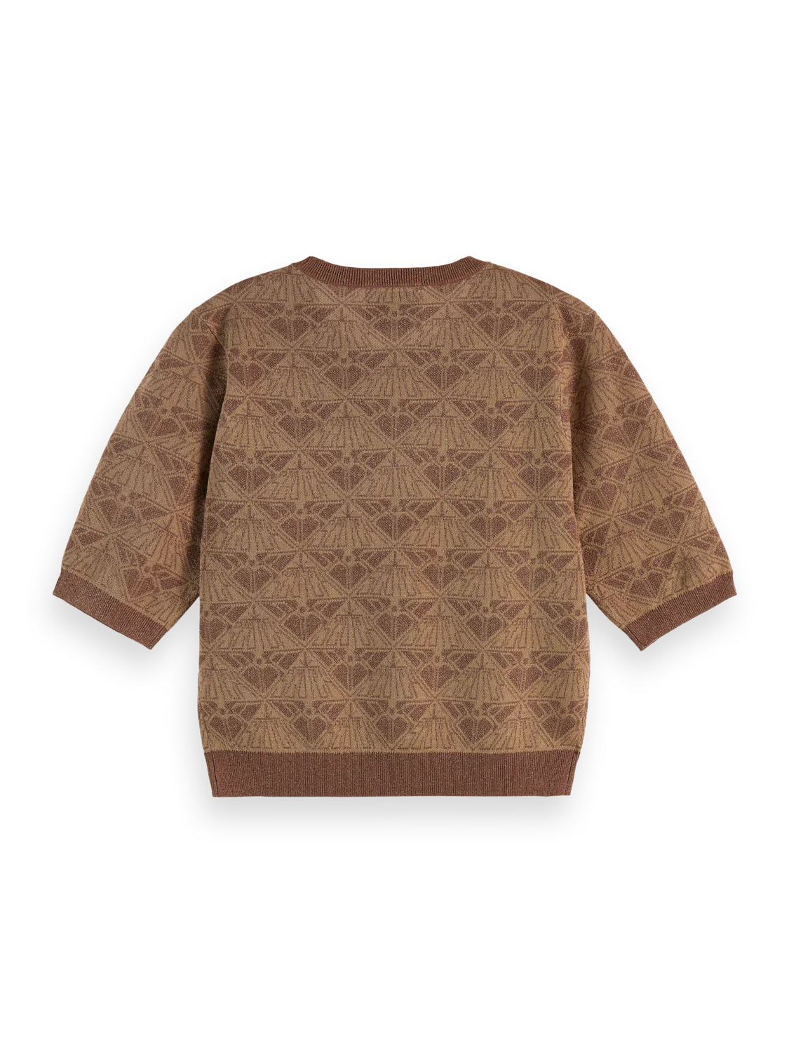 Monogram Jacquard Pullover Teavertine