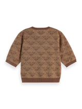 Monogram Jacquard Pullover Teavertine