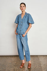 Magnify Top Mid Wash Denim