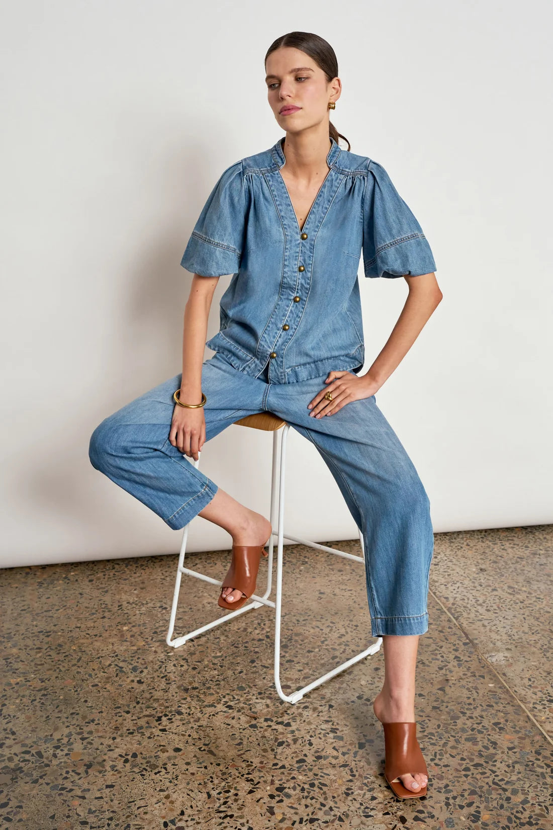 Ascend Pant Mid wash denim