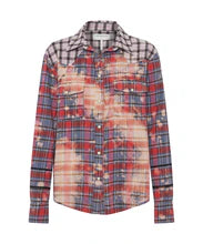 One Teaspoon Distressed Flannel Western Shirt