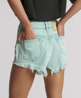 One Teaspoon Renegade High Waist Shorts Mint