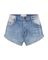 One Teaspoon Bandits Low Waist Denim Shorts In Blue Summer