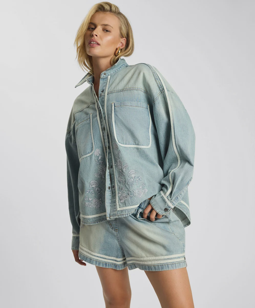 Folklore Embroidered Essential Shirt