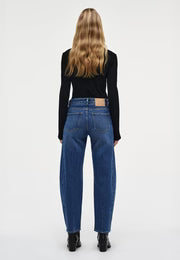 Amber Barrel Iris Mid Vintage Indigo