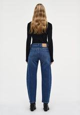 Amber Barrel Iris Mid Vintage Indigo