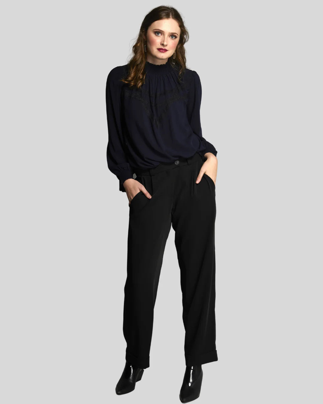 Sale Drama Tux Pant Black