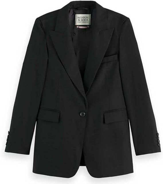 Core Fitted Blazer Black