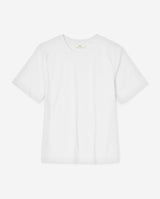 Round Neck Organic Cotton Tee Blanco