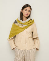 Printed Scarf Beige Oscuro