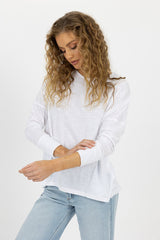 Humidity Dippy Tee White