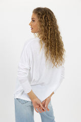 Humidity Dippy Tee White