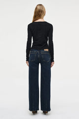 Eva Wide Jean Memphis Dark Indigo