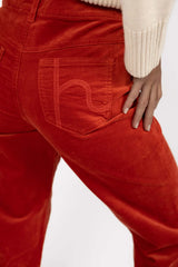 Va Va Velour Pants Rust