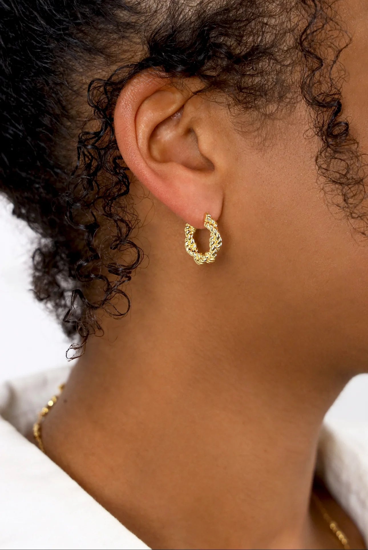 Indigo and Wolfe Stevie Earrings Gold