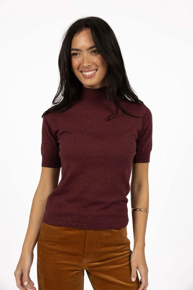 Vera Top Claret