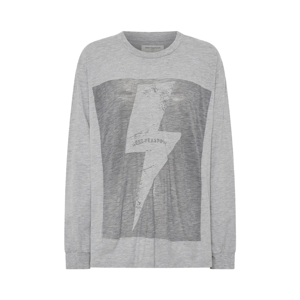 One Teaspoon Lightning Bolt Burnout Longsleeve Tee