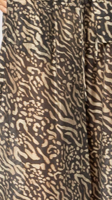 Pilazzo Pant Zebra Print