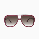 Bang Burgundy Gold Metal/Brown Gradient Lens