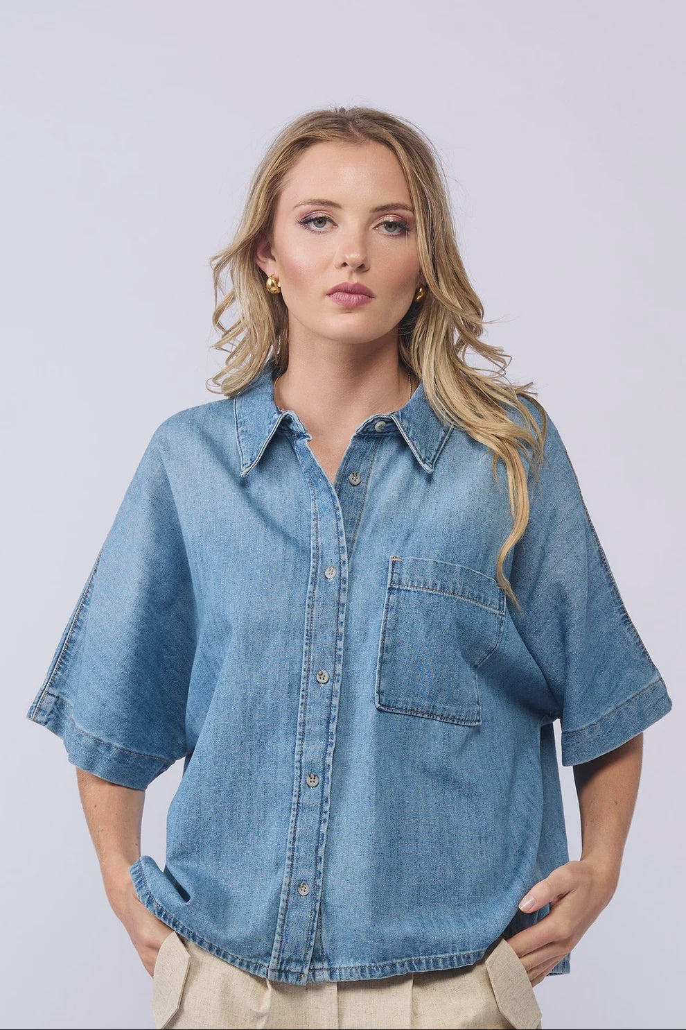 Tori Denim shirt Blue wash