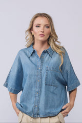 Tori Denim shirt Blue wash