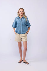 Tori Denim shirt Blue wash