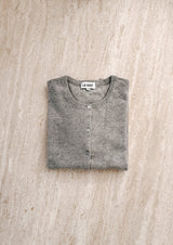 Le Edit Cashmere Cardigan In Marle