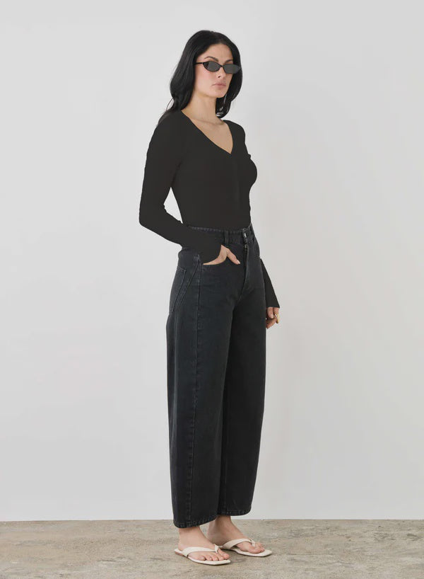 Sidewalk Knit Top Black