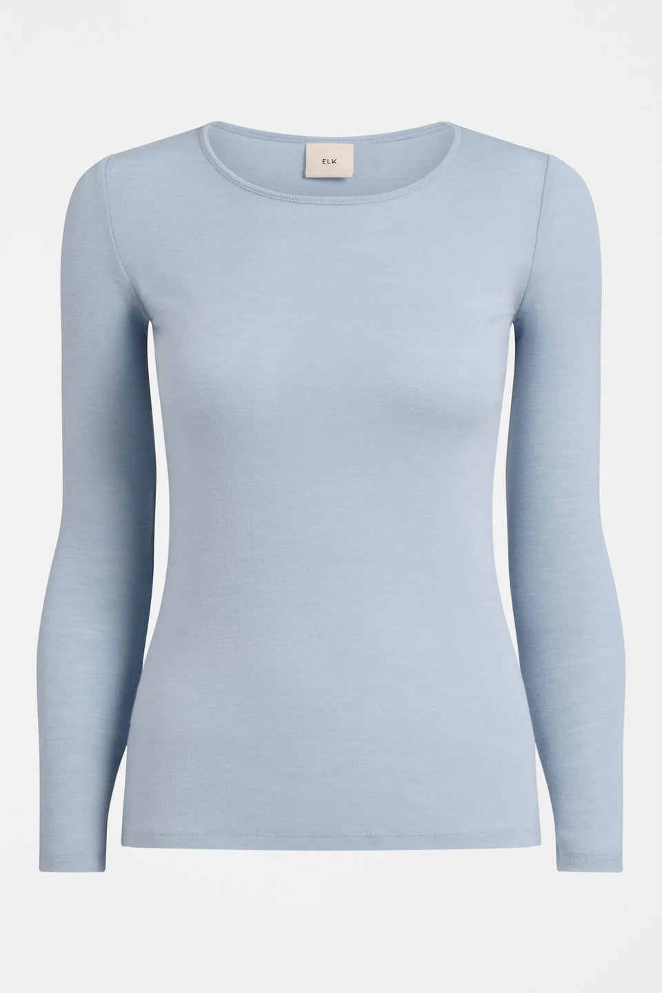 Merino long Sleeve Top Pearl Blue