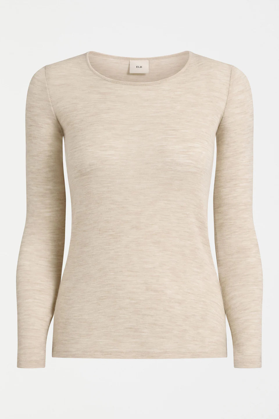 Merino Long Sleeve Top Flax