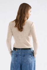 Merino Long Sleeve Top Flax