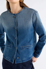 Mid Blue Denim Borse Jacket