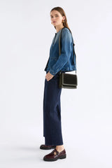 Mid Blue Denim Borse Jacket