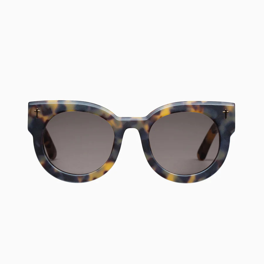 Valley A Dead Coffin Club Sunglasses in Matte Tort/ Brown Lens