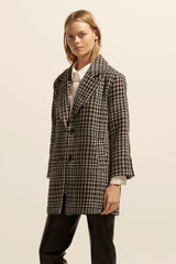 Zoe Kratzmann Alight Coat Check Boucle