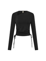 Annika Jersey Top Black