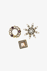 Golden Age Brooch Set